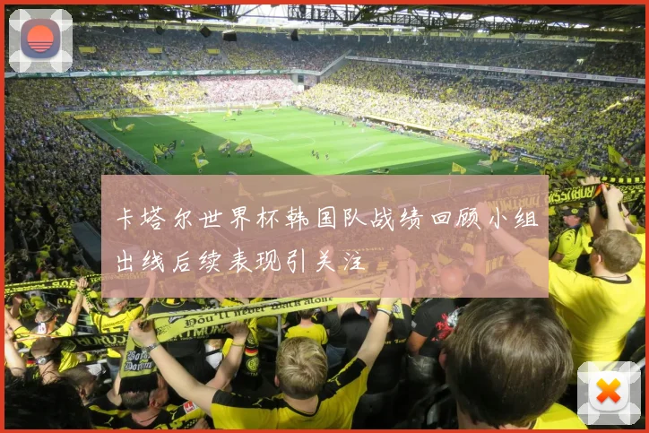 卡塔尔世界杯韩国队战绩回顾小组出线后续表现引关注